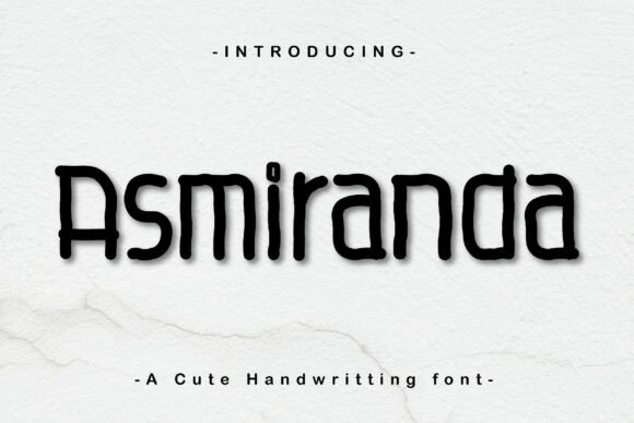 Asmiranda Font: Adding Handwritten Charm to Editorial Layouts