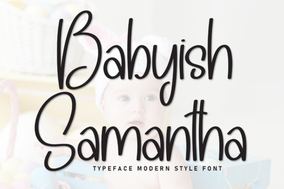 Babyish Samantha Font Review for Web Design