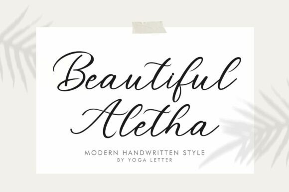 Beautiful Aletha Font: A Designer’s Branding Test