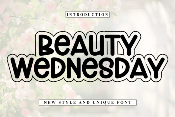 Beauty Wednesday Font for Handmade Labels & Crafts