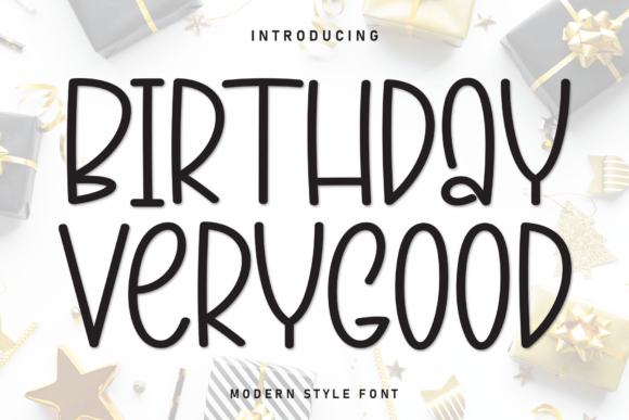 Birthday Verygood Font: Boost Social Media Engagement