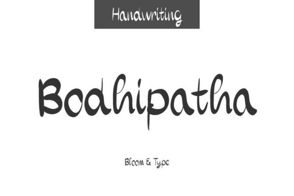 Bodhipatha Font: Handwritten Charm for Makers
