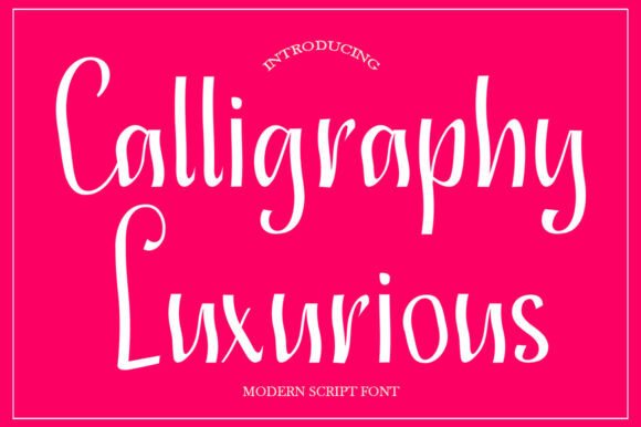 Calligraphy Luxurious Font Review for Brand Identity