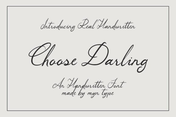 Choose Darling Font for Elegant Editorial Design