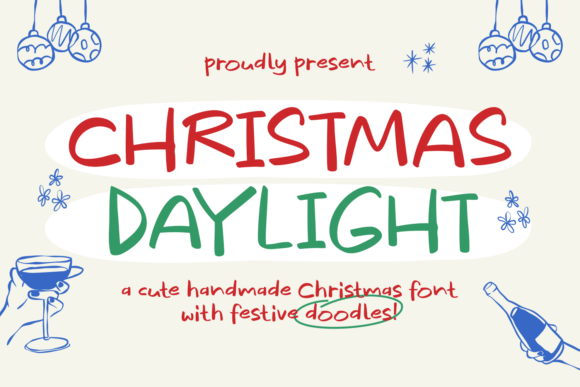 Christmas Daylight Font: A Holiday Campaign Design Story