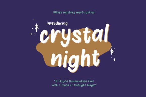 Crystal Night Font: Adding Editorial Warmth to Layouts