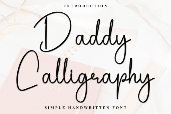 Daddy Calligraphy Font for Modern Web Design