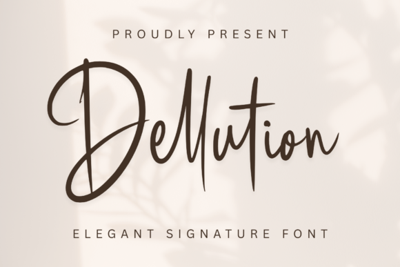 Dellution Font: Elevating Handmade Labels & Packaging