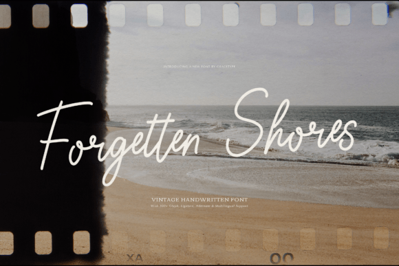 Forgotten Shores Font: Vintage Branding for Small Business