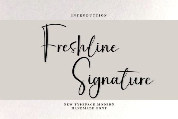 Freshline Signature Font: A Designer’s Branding Test