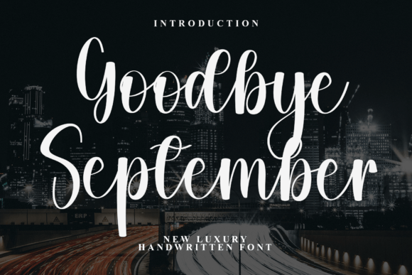 Goodbye September Font: Adding Holiday Whimsy to Editorial Design