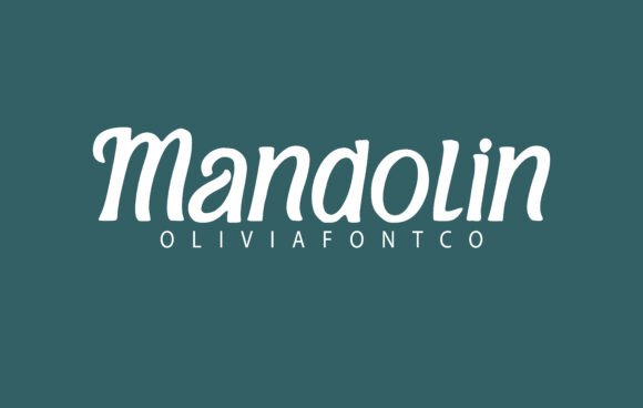 Mandolin Font: Elegant Handwritten Typography