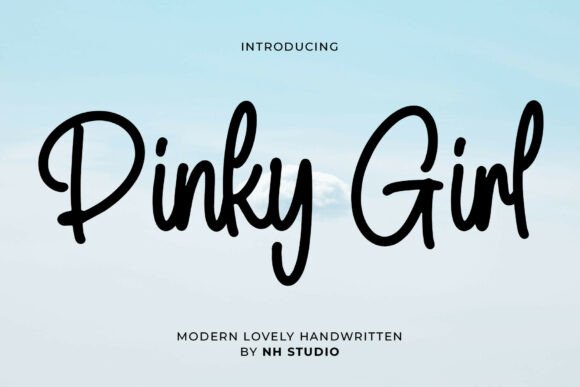 Pinky Girl Font: Sweet Script for Editorial Design