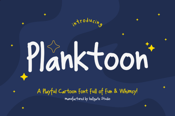 Planktoon Font: Playful Typography for Digital Campaigns