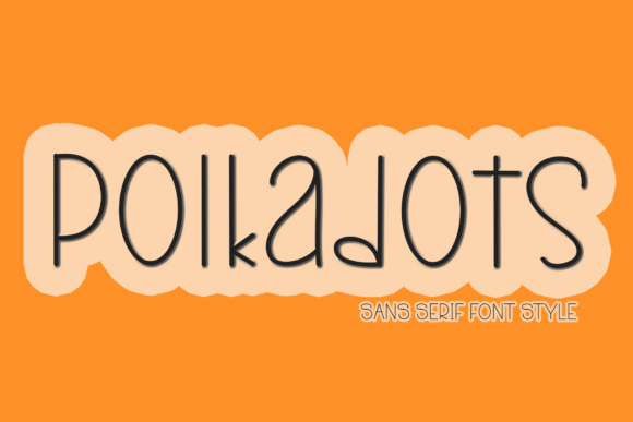 Polkadots Font: Festive Typography for Editorial Design