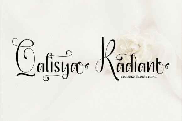 Qalisya Radiant Font: Elevating Campaign Visuals