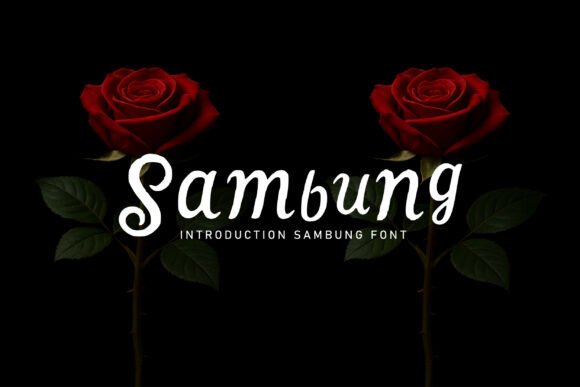 Sambung Font: Elegant Script for Handmade Labels