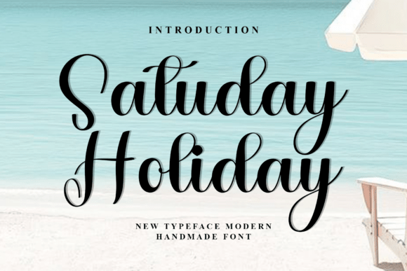 Saturday Holiday Font: Adding Festive Warmth to Editorial Design