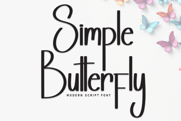 Simple Butterfly Font: Authentic Handwritten Style for Digital Campaigns