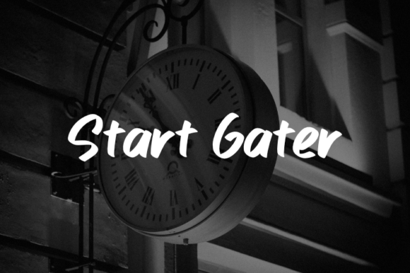 Start Gater Font Review: Bold Brush Script for Branding