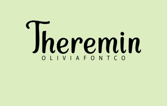 Theremin Font: Elevate Digital Brand Visuals