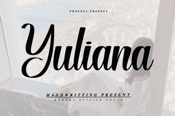 Yuliana Font: Elegant Script for Handmade Products